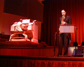 Catherine Drummond plays Saxophone